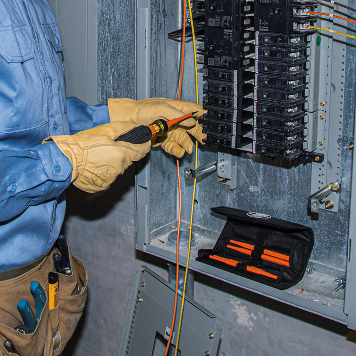 KLEIN TOOLS 8-IN-1 Insulated Interchangeable Screwdriver Set