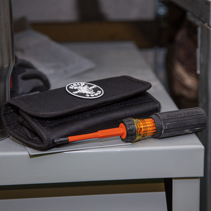 KLEIN TOOLS 8-IN-1 Insulated Interchangeable Screwdriver Set