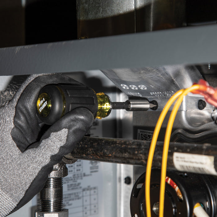 KLEIN TOOLS 8-IN-1 Multi-Bit Adjustable Length Stubby Screwdriver