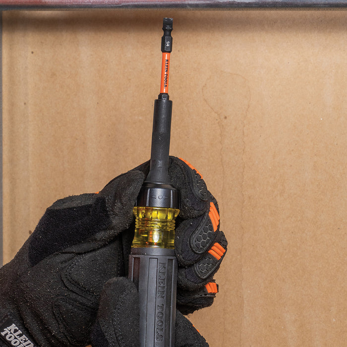 KLEIN TOOLS 13-IN-1 Ratcheting Impact Rated Screwdriver