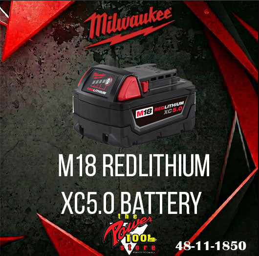 Milwaukee M18 FUEL SURGE 1/4" Hex Hydraulic Driver Kit M18 2761-22 + FREE M18 REDLITHIUM XC5.0 Battery Pack 48-11-1850