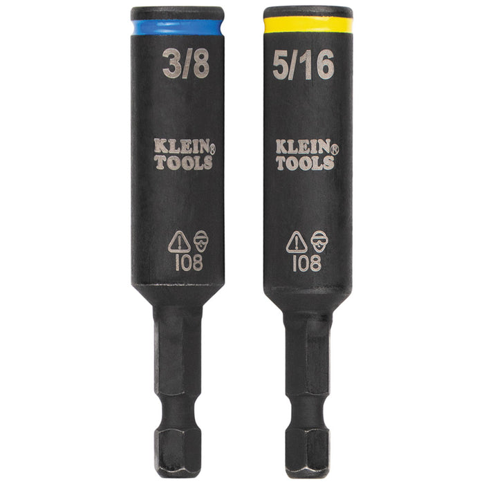 KLEIN TOOLS Impact Rated Multi-Bit Screwdriver / Nut Driver, 11-IN-1