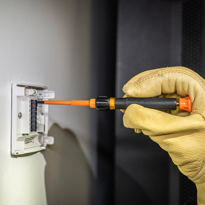 KLEIN TOOLS 8-IN-1 Insulated Precision Screwdriver Set w/ Case