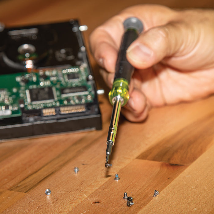 KLEIN TOOLS ALL-IN-1 Precision Screwdriver Set w/ Case