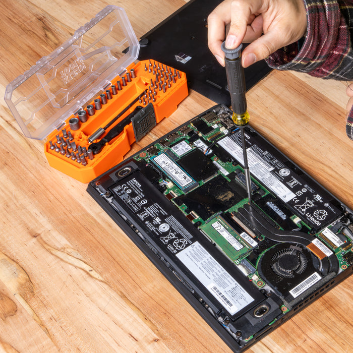 KLEIN TOOLS 64 PC. Precision Ratchet and Driver System