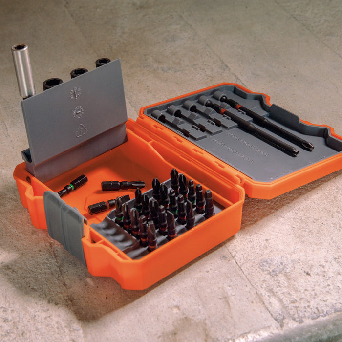 KLEIN TOOLS Pro Impact Power Bits, Assorted 7-Pack