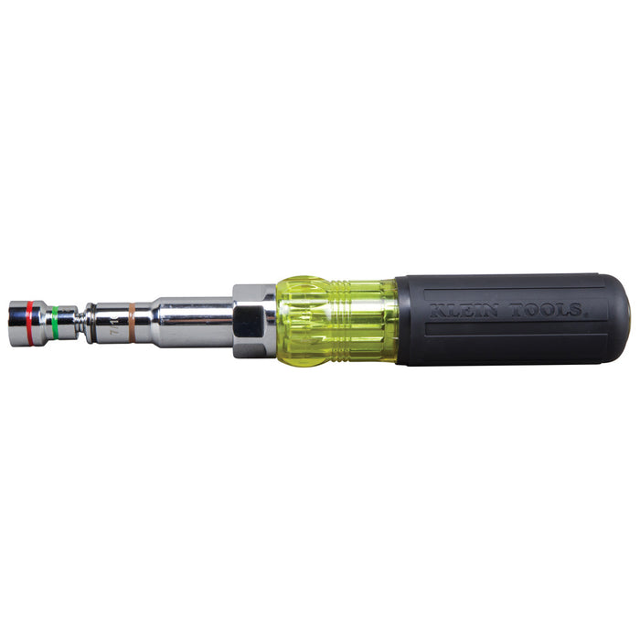 KLEIN TOOLS 7-IN-1 Multi-Bit Screwdriver / Nut Driver, Magnetic
