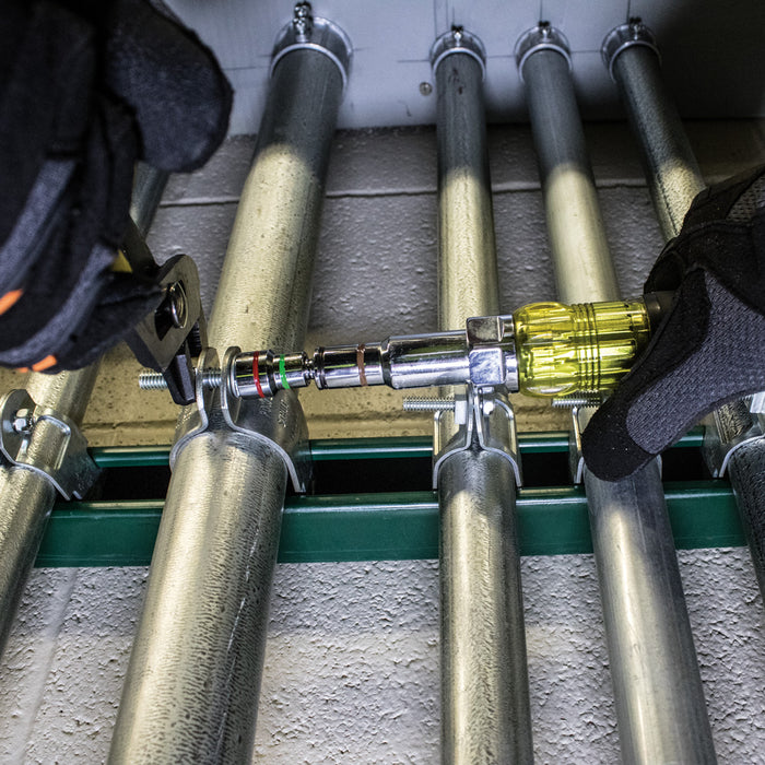 KLEIN TOOLS 7-IN-1 Multi-Bit Screwdriver / Nut Driver, Magnetic