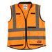 PREM HI-VIS VEST - ORANGE - 4X/5X