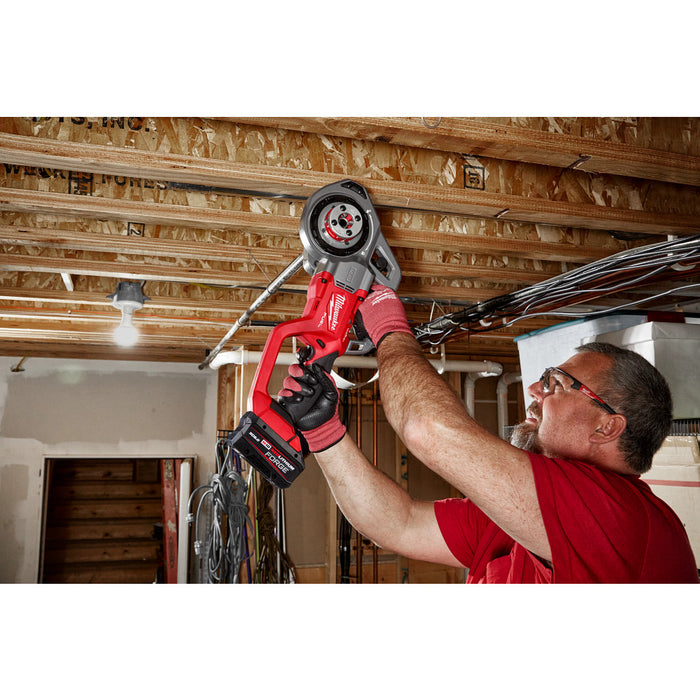 Roscadora de tubos compacta MILWAUKEE M18 FUEL™ con kit ONE-KEY™ con cabezales roscadores compactos de aluminio forjado NPT de 1/2" - 1-1/4"