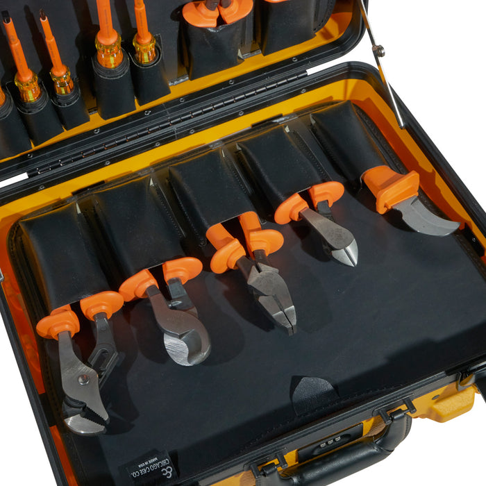 KLEIN TOOLS 13 PC. 1000V Insulated Utility Tool Kit w/ Hard Case