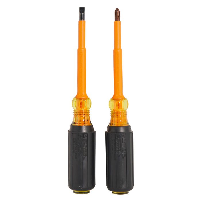 KLEIN TOOLS 2 PC. 1000V Insulated Slotted & Phillips Screwdriver Set