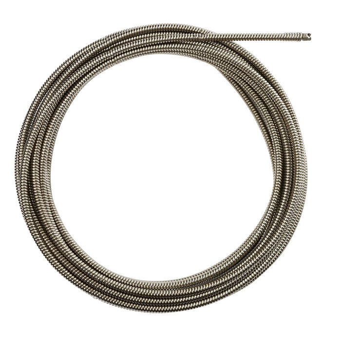 MILWAUKEE 5/8" X 50' Open Wind Coupling Drain Cleaning Cable w/ RUST GUARD Plating