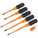 KLEIN TOOLS 6 PC. 1000V Slim-Tip Insulated Screwdriver Set & Magnetizer