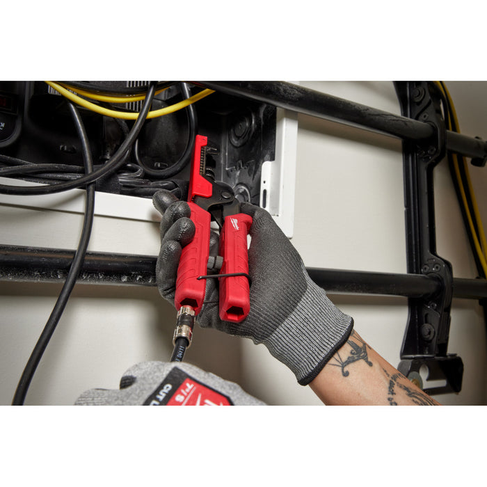 MILWAUKEE Extended Reach Compression Coax Crimper