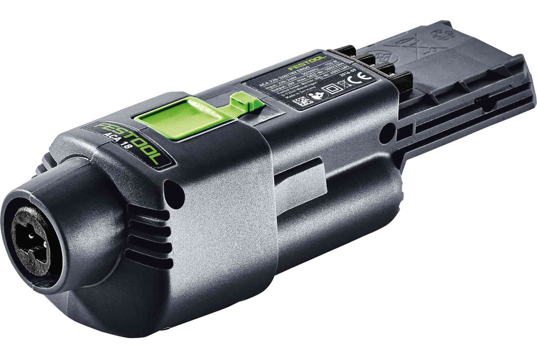 FESTOOL Adaptador de red ACA 100-120/18V Ergo EE. UU.