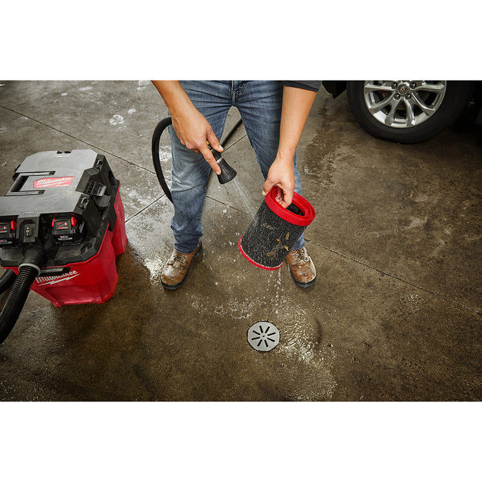 Filtro húmedo de espuma para aspiradora en seco/húmedo grande MILWAUKEE