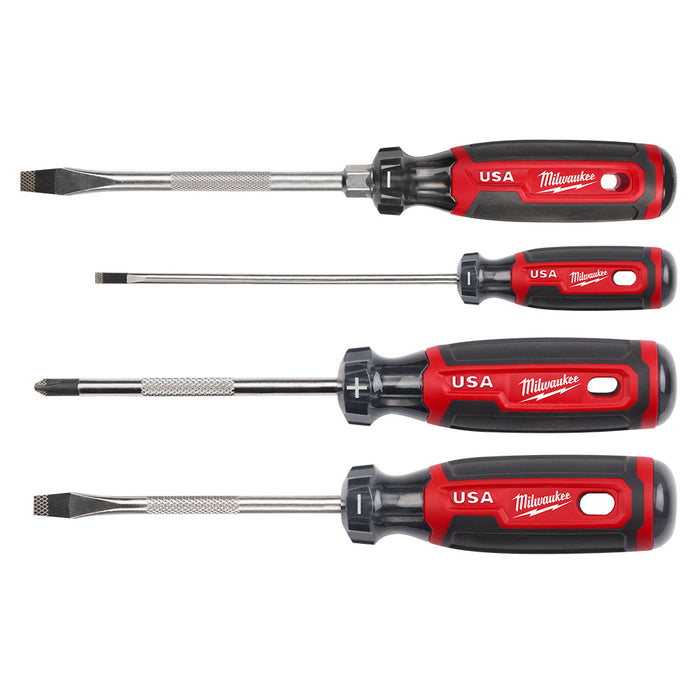 MILWAUKEE 4 PC. Cushion Grip Screwdriver Set