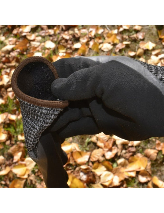 Magestic Safety Cut-Less Korplex Cut Resistant, Water Repellent, Winter Lined Glove w/Crinkle Latex Palm Coating, A6