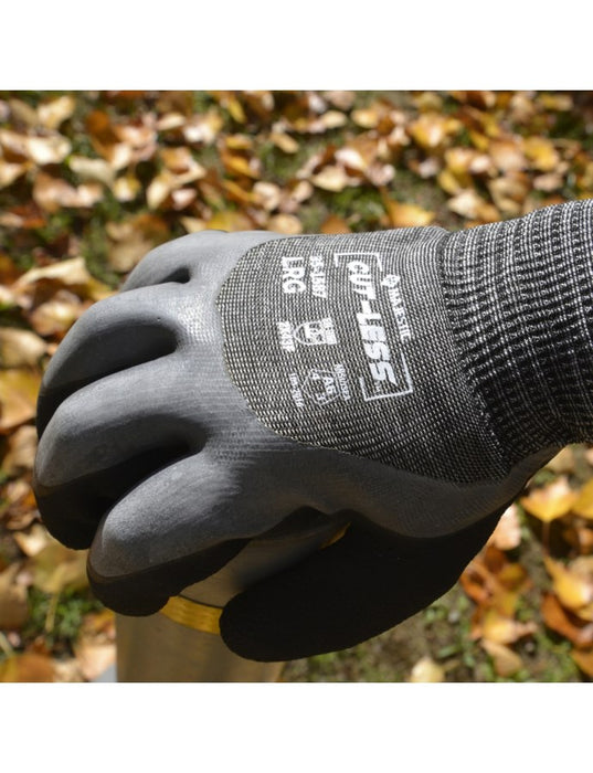 Magestic Safety Cut-Less Korplex Cut Resistant, Water Repellent, Winter Lined Glove w/Crinkle Latex Palm Coating, A6