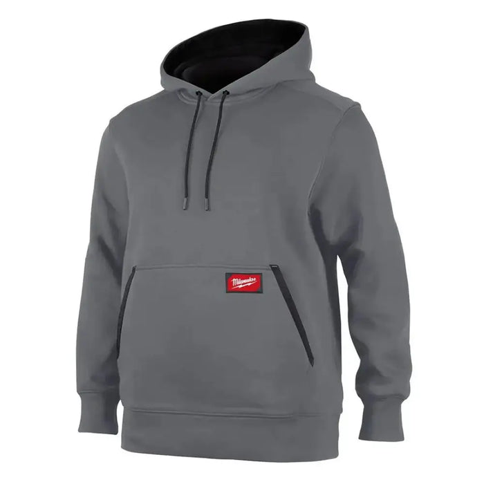 Milwaukee Tools Midweight Pullover Hoodie S, Grey 351G-S