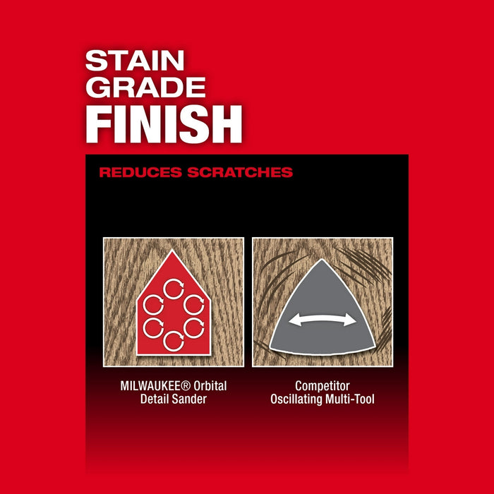 MILWAUKEE M12 FUEL Orbital Detail Sander (Tool Only)