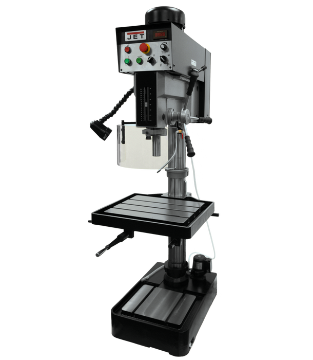 JET JDP-20EVST-230, capacidad de perforación de 1-1/2", 2HP, 230V 3Ph con capacidad de roscado hacia adelante y hacia atrás