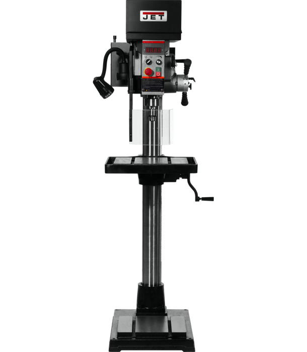 JET JDPE-20EVSC-PDF 1-1/4" Drilling Capacity, 2HP, 115V, 1Ph Electronic Variable Speed Drill w/ Clutch Speed Change system & Power Downfeed
