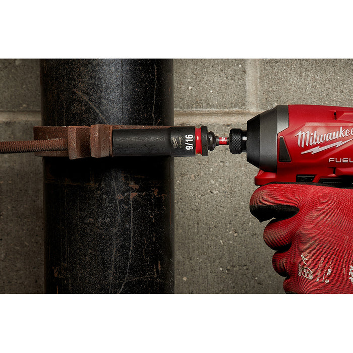 MILWAUKEE SHOCKWAVE Impact Duty 1/2" Drive 9/16" Dado de 6 puntos de profundidad