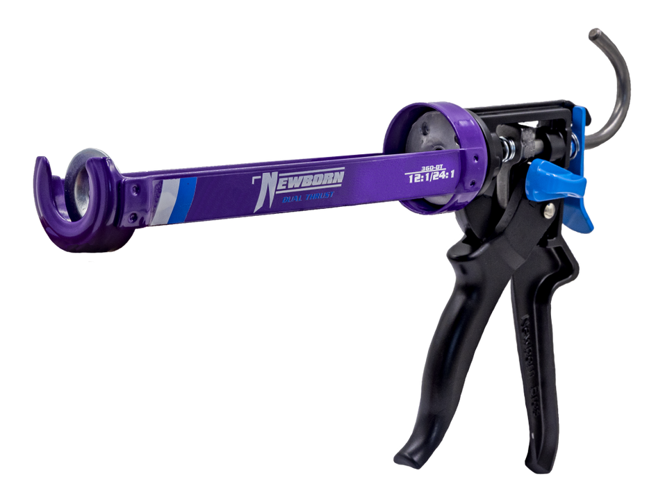 Pistola para calafatear NEWBORN modelo 360-DT - Cartucho de 10 oz