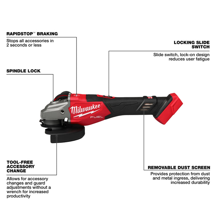 Milwaukee M18 FUEL 6" Braking Grind Slide 3671-20