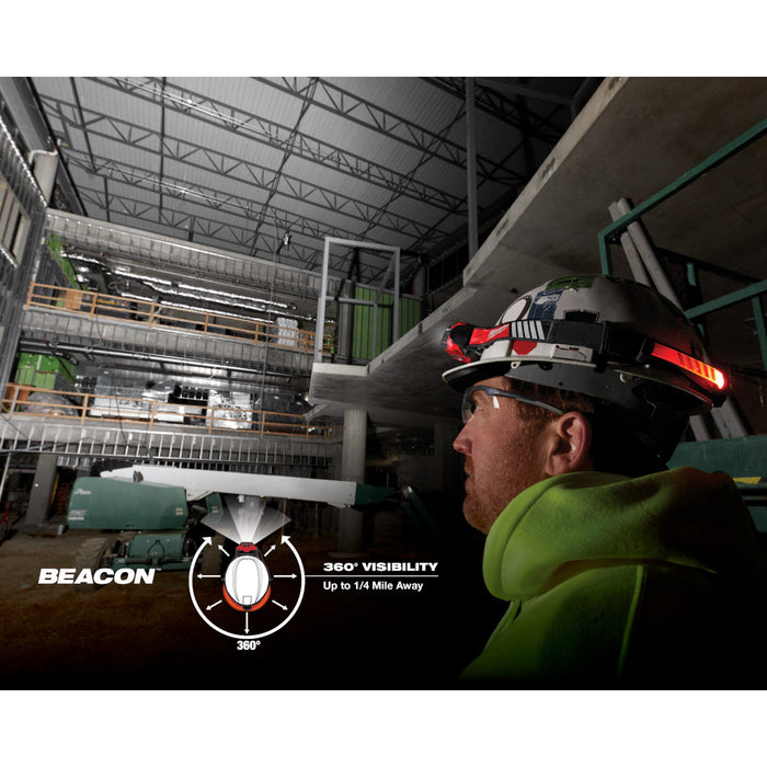 MILWAUKEE REDLITHIUM™ USB BEACON™ Hard Hat Light