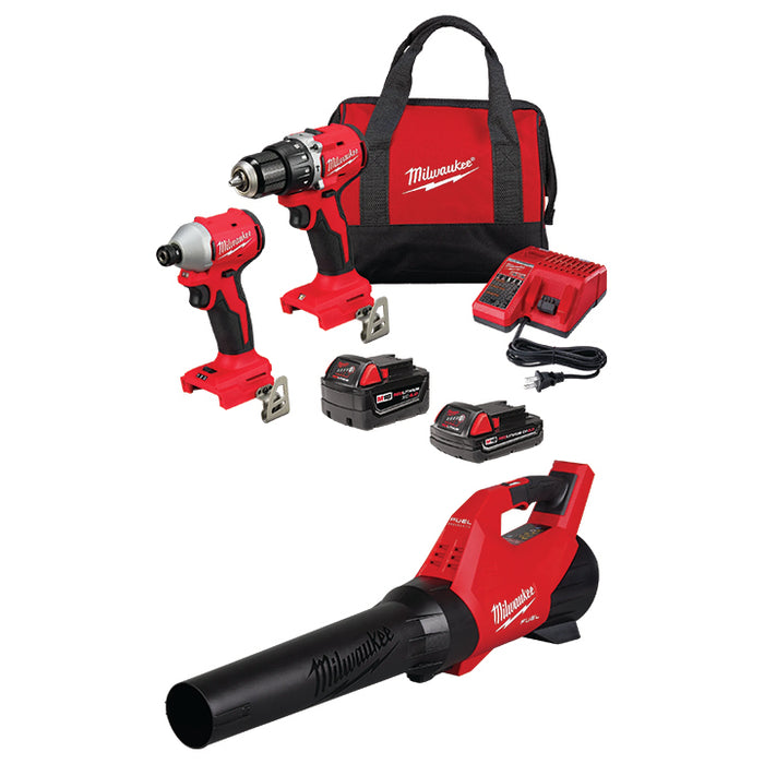 MILWAUKEE M18™ Compact 2-Tool Combo Kit & FREE M18 FUEL™ Blower