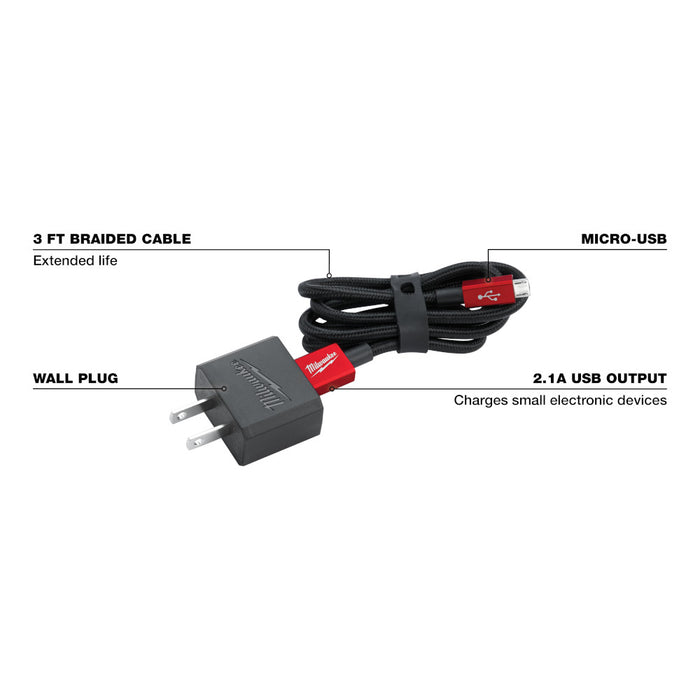 MILWAUKEE REDLITHIUM™ USB Charger & Portable Power Source Kit