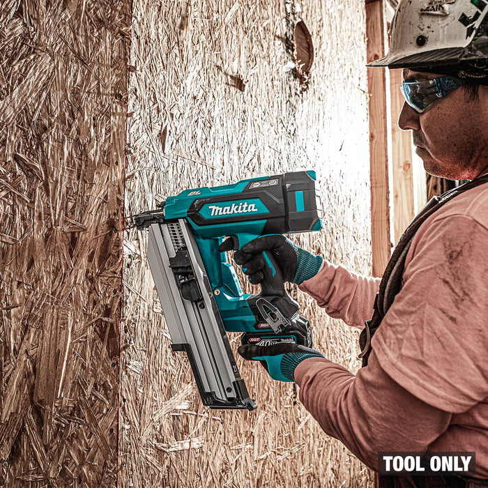 Makita GNB02Z 40V max XGT® Brushless Cordless 21º Full Round Head 3-1/2" Framing Nailer, Tool Only