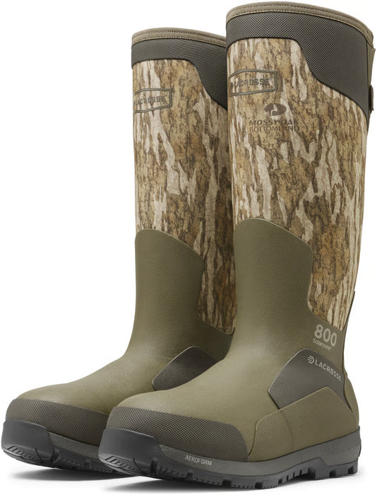 LaCrosse Men's Alphaburly Aero 17" Mossy Oak Bottomland 800G