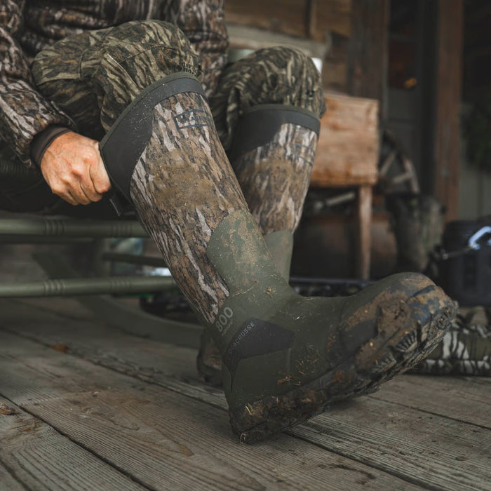 LaCrosse Men's Alphaburly Aero 17" Mossy Oak Bottomland 800G