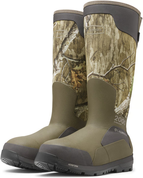 LaCrosse Men's Alphaburly Aero 17" Mossy Oak Country Roots 2000G