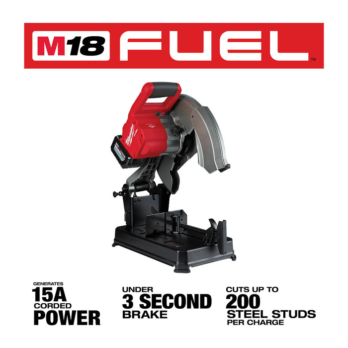 Sierra tronzadora abrasiva MILWAUKEE M18 FUEL™ de 14" (solo herramienta)