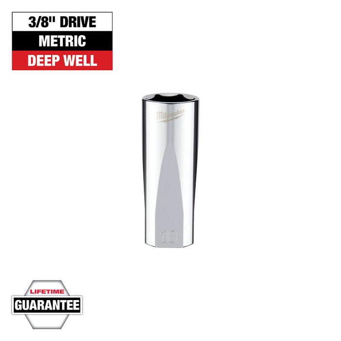 3/8" Drive 18mm Metric 6-Point Deep Socket