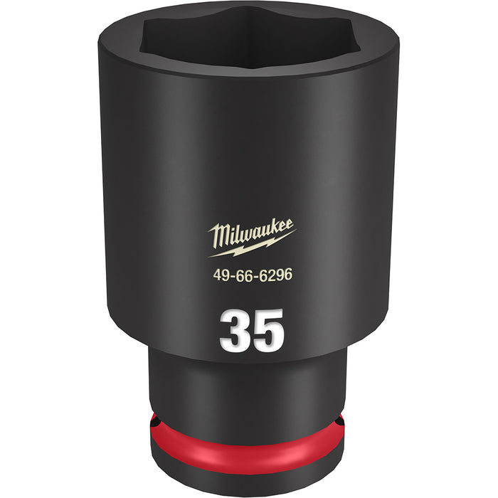 MILWAUKEE SHOCKWAVE Impact Duty 1/2" Drive 35MM Profundidad 6 puntos Dado