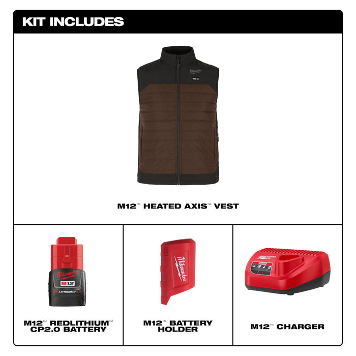 MILWAUKEE M12™ Heated AXIS™ Vest Kit