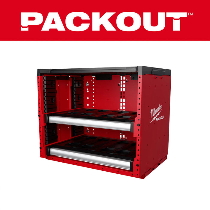 Milwaukee 48-21-8000 PACKOUT Rack Drawer Storage System w/ 50 lbs Capacity 48-21-8000