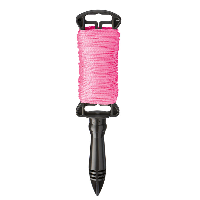 Empire 250' PINK BRAIDED LINE W/REEL 39-250P