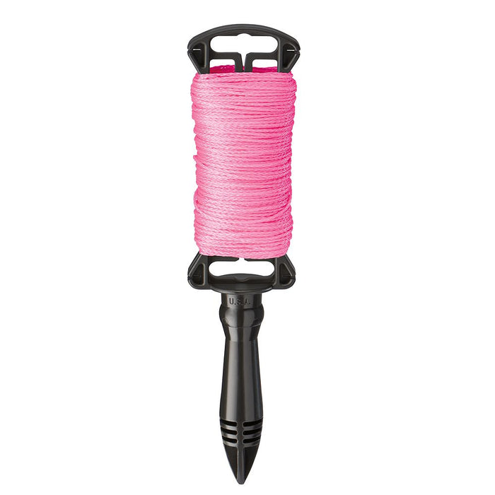 Empire Tools 250' PINK BRAIDED LINE W/REEL 39-250P