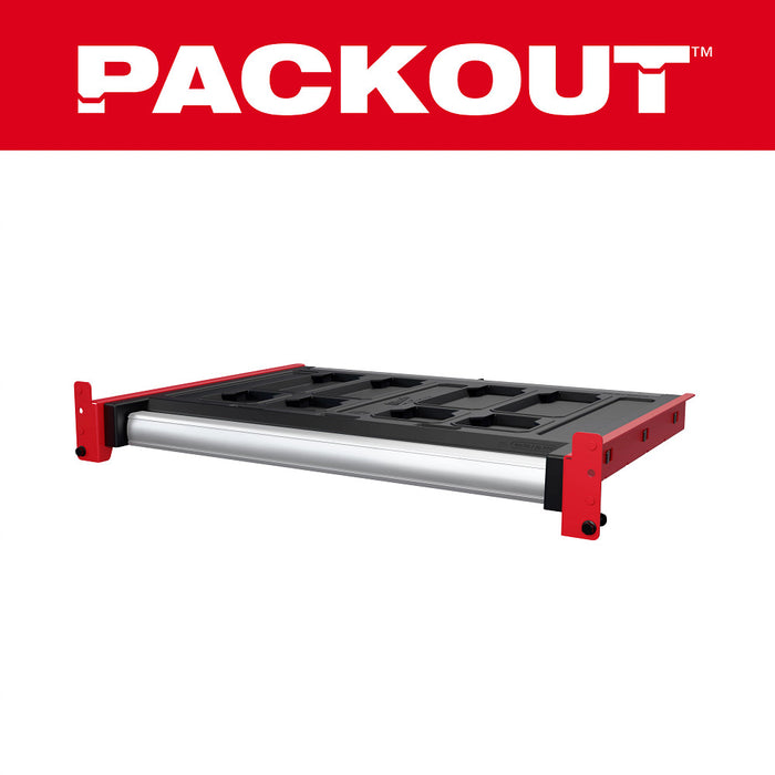 Milwaukee 48-21-8040 PACKOUT Rack Drawer Storage System w/ 50 lbs Capacity 48-21-8040