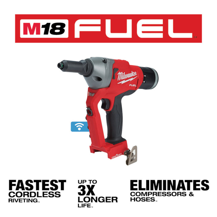 MILWAUKEE M18 FUEL™ 1/4" Blind Rivet Tool w/ ONE-KEY™ (Tool Only)