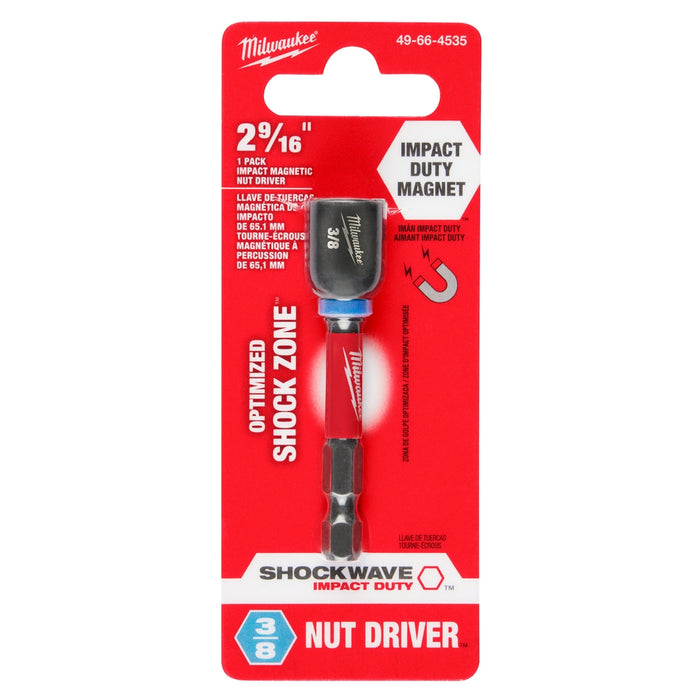MILWAUKEE SHOCKWAVE IMPACT DUTY™ 2-9/16" Magnetic Nut Drivers