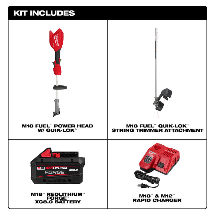 MILWAUKEE M18 FUEL™ QUIK-LOK™ String Trimmer Kit