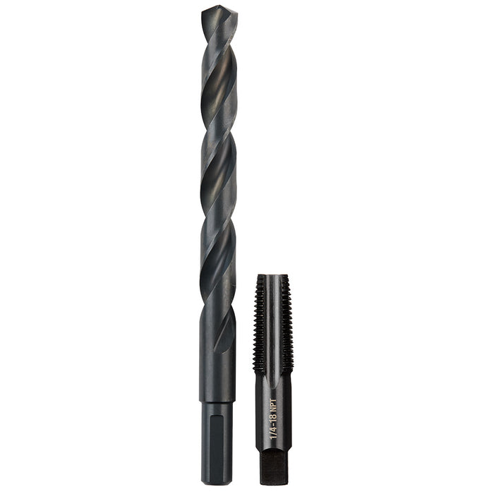 MILWAUKEE Straight Flute Plug Tap & Drill Bit Set